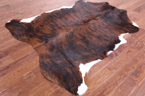 Brindle Natural Cowhide Rug - Large 6'5