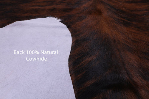 Brindle Natural Cowhide Rug - Large 6'5