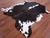 Tricolor Natural Cowhide Rug - Medium 6'5"H x 6'2"W