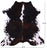 Tricolor Natural Cowhide Rug - Medium 6'5"H x 6'2"W
