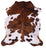 Brindle Natural Cowhide Rug - Medium 6'9"H x 6'4"W