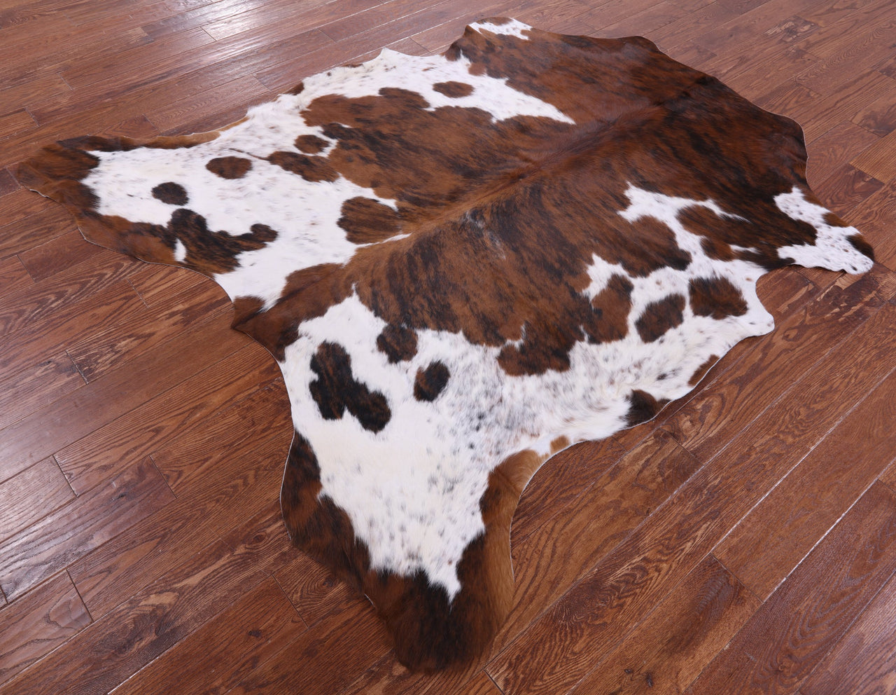 Brindle Natural Cowhide Rug - Medium 6'9"H x 6'4"W