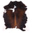 Tricolor Natural Cowhide Rug - Medium 5'11"H x 5'7"W