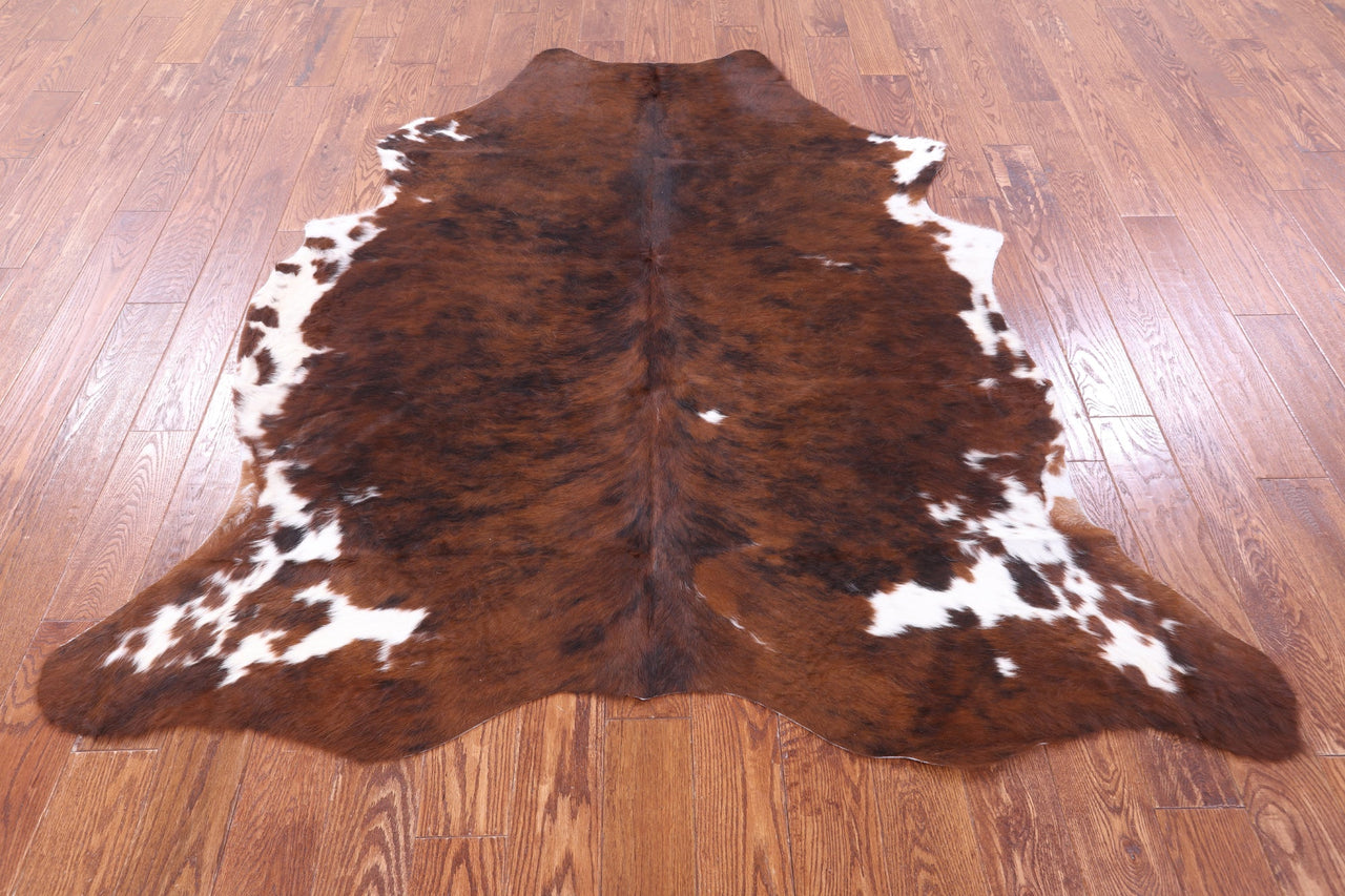 Brindle Natural Cowhide Rug - Large 6'7"H x 6'2"W