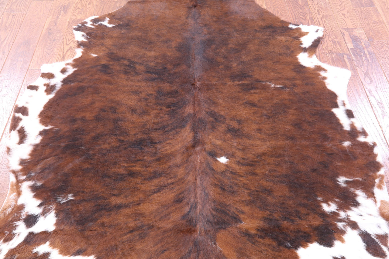 Brindle Natural Cowhide Rug - Medium 6'7"H x 6'2"W