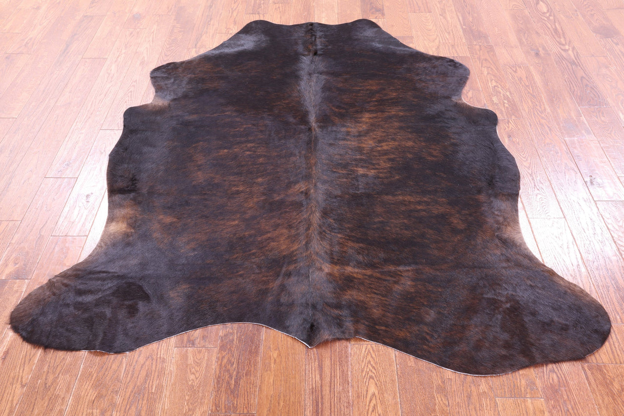 Brindle Natural Cowhide Rug - Medium 6'6"H x 6'4"W