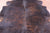 Dark Brindle Natural Cowhide Rug - Large 6'6"H x 6'4"W