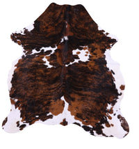 Thumbnail for Brindle Natural Cowhide Rug - Medium 6'7