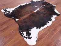 Thumbnail for Brindle Natural Cowhide Rug - Medium 6'9