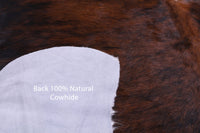 Thumbnail for Brindle Natural Cowhide Rug - Medium 6'9