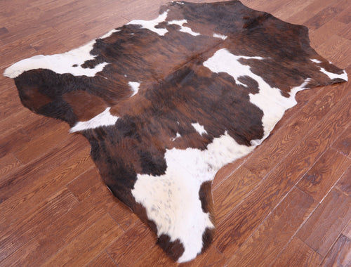 Brindle Natural Cowhide Rug - Large 6'6