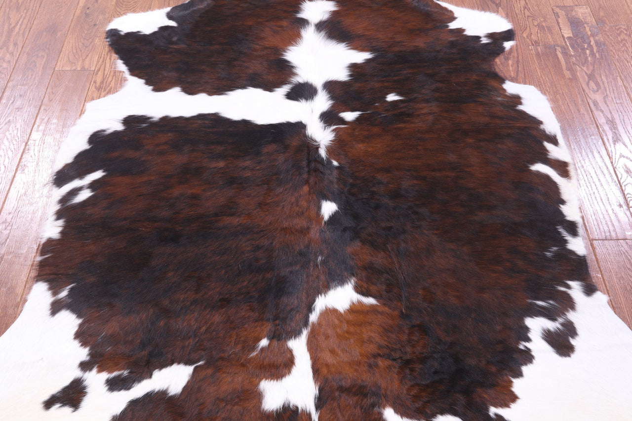 Brindle Natural Cowhide Rug - Medium 6'3"H x 5'10"W