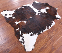 Thumbnail for Brindle Natural Cowhide Rug - Medium 6'3