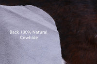 Thumbnail for Brindle Natural Cowhide Rug - Medium 6'3