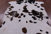 Thumbnail for Tricolor Natural Cowhide Rug - Medium 6'0