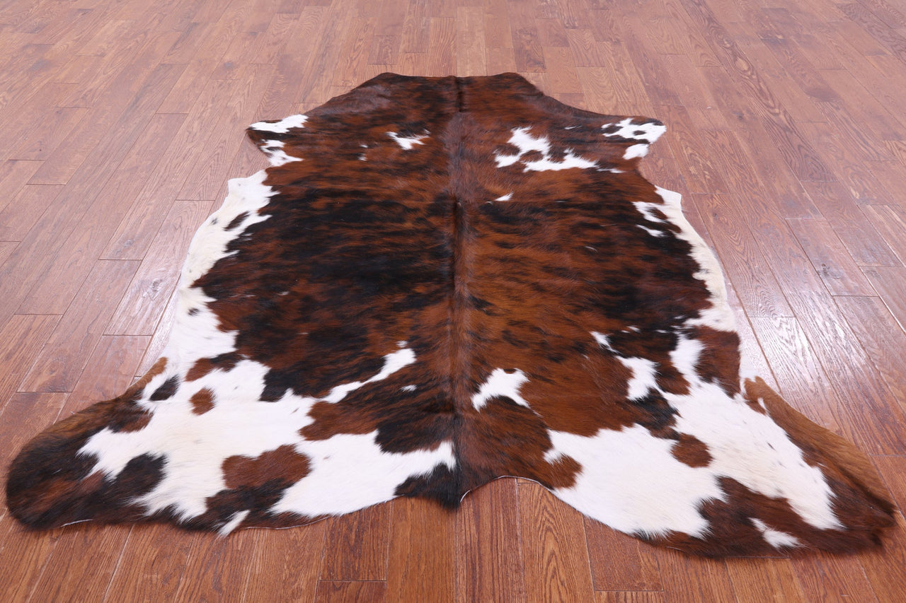 Brindle Natural Cowhide Rug - Medium 6'8"H x 5'11"W