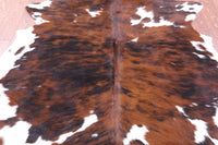 Thumbnail for Brindle Natural Cowhide Rug - Medium 6'8