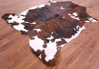 Thumbnail for Brindle Natural Cowhide Rug - Medium 6'8