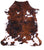 Brindle Natural Cowhide Rug - Large 6'8"H x 5'11"W