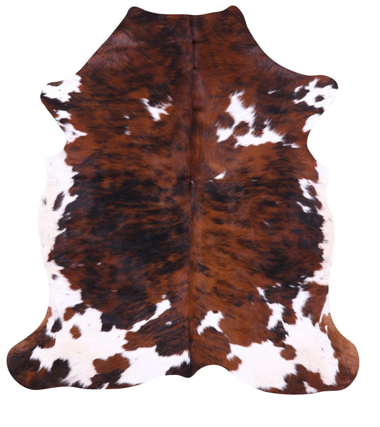 Brindle Natural Cowhide Rug - Large 6'8"H x 5'11"W