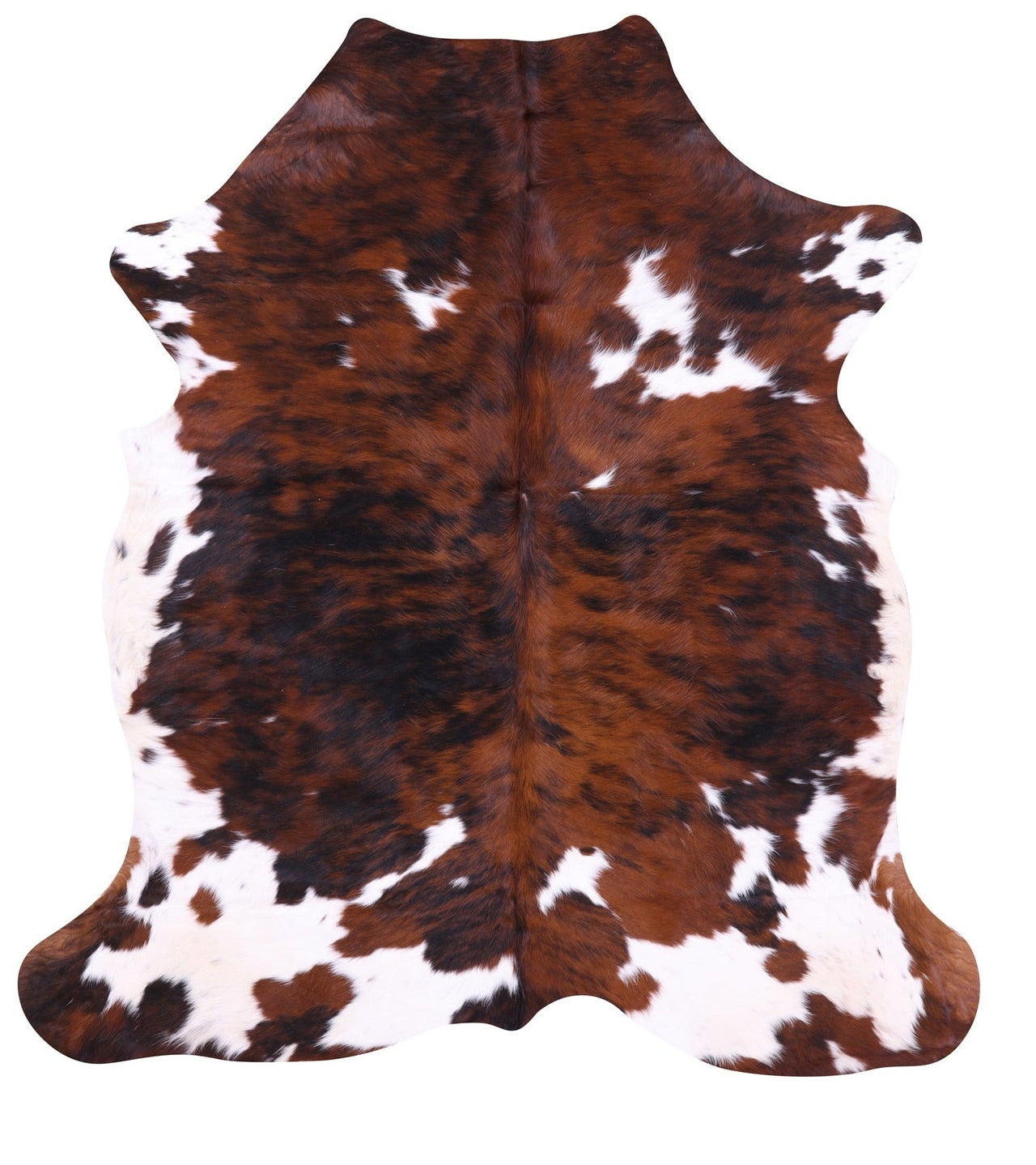 Brindle Natural Cowhide Rug - Medium 6'8"H x 5'11"W