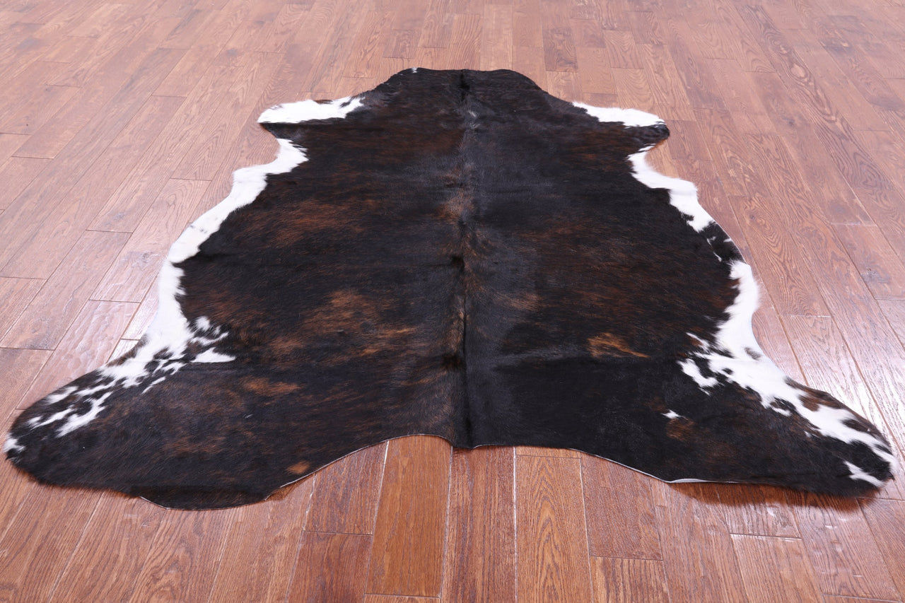 Brindle Natural Cowhide Rug - Large 6'7"H x 5'9"W