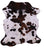 Salt & Pepper Natural Cowhide Rug - Medium 6'0"H x 5'7"W