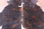 Dark Brindle Natural Cowhide Rug - Medium 6'4"H x 5'3"W