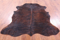 Thumbnail for Brindle Natural Cowhide Rug - Medium 6'6