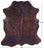 Brindle Natural Cowhide Rug - Medium 6'6"H x 5'9"W