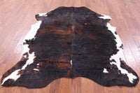 Thumbnail for Tricolor Natural Cowhide Rug - Medium 6'5