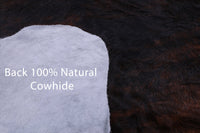 Thumbnail for Tricolor Natural Cowhide Rug - Large 6'5