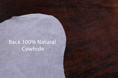 Brindle Natural Cowhide Rug - Large 6'4
