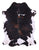 Tricolor Natural Cowhide Rug - X-Large 7'6"H x 5'9"W