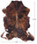 Brindle Natural Cowhide Rug - XLarge 6'10"H x 5'9"W