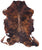 Brindle Natural Cowhide Rug - XLarge 6'10"H x 5'9"W