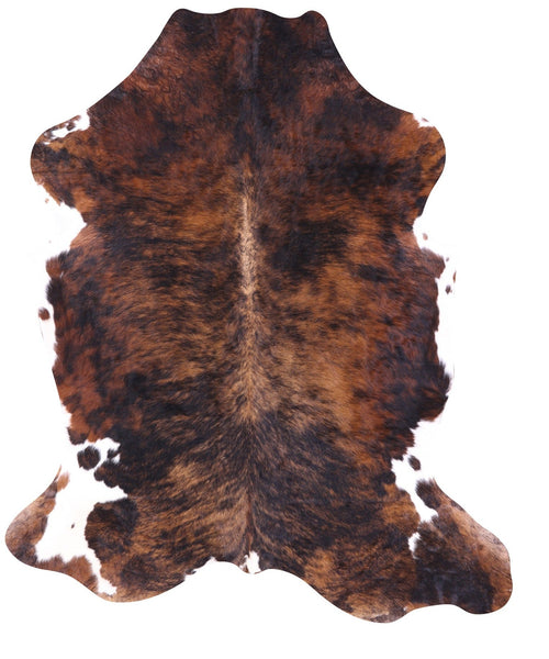 Brindle Natural Cowhide Rug - XLarge 6'10"H x 5'9"W