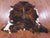 Brindle Natural Cowhide Rug - XLarge 6'10"H x 5'9"W