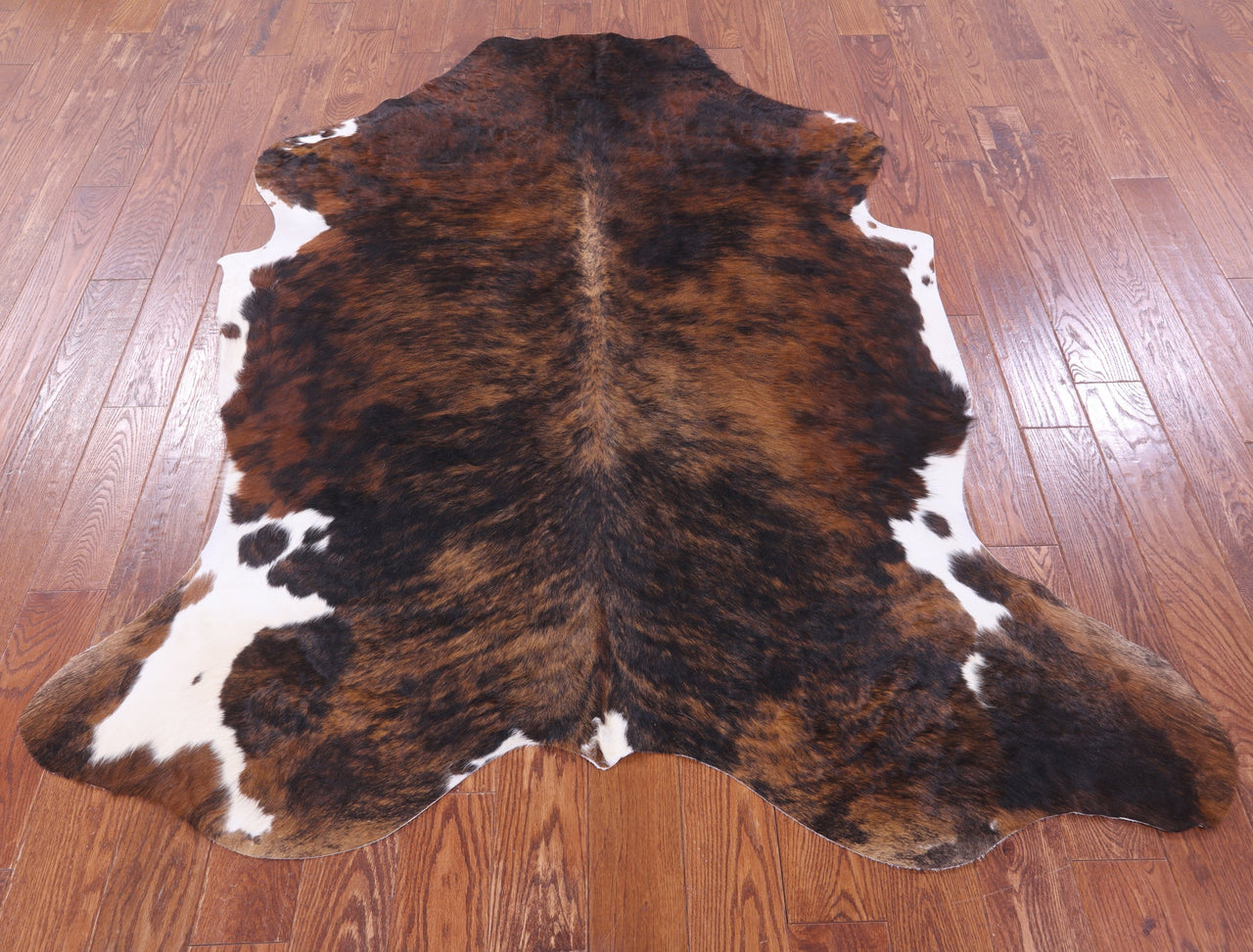 Brindle Natural Cowhide Rug - XLarge 6'10"H x 5'9"W