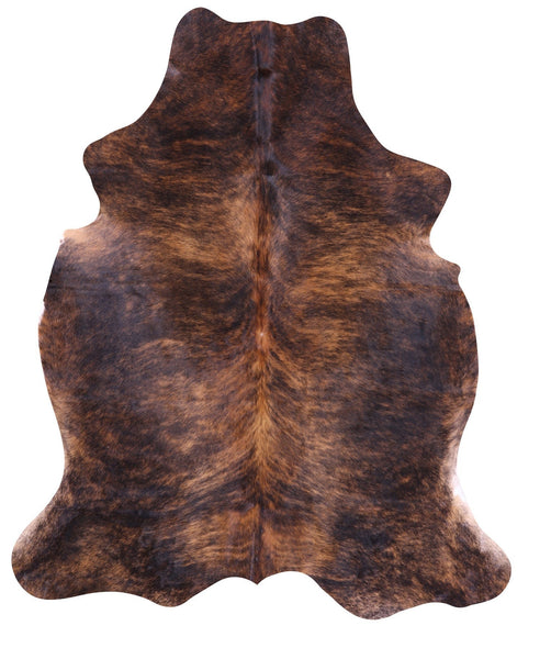 Brindle Natural Cowhide Rug - XLarge 6'9"H x 5'7"W