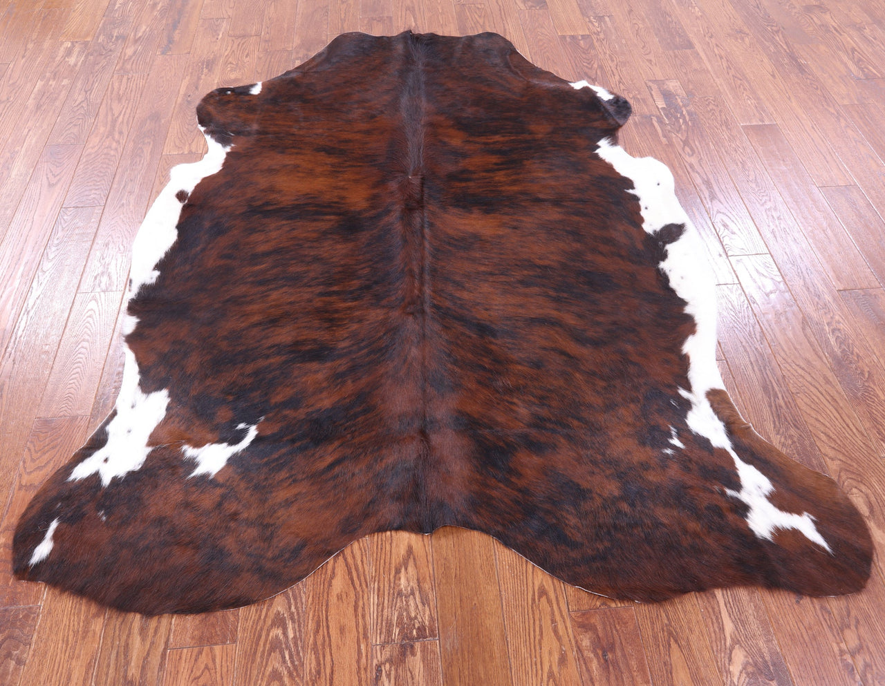 Brindle Natural Cowhide Rug - XLarge 7'1"H x 5'10"W