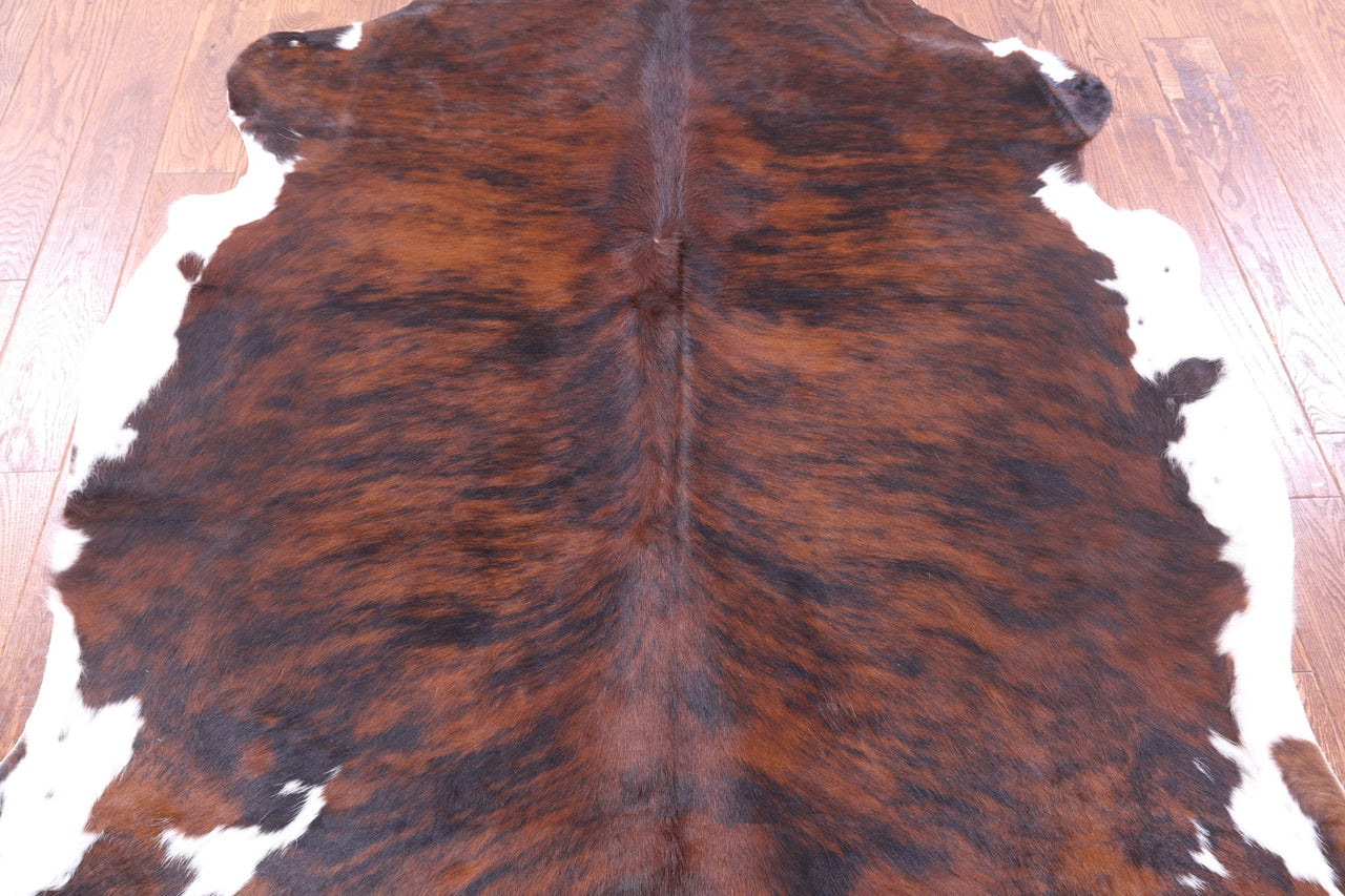 Brindle Natural Cowhide Rug - XLarge 7'1"H x 5'10"W