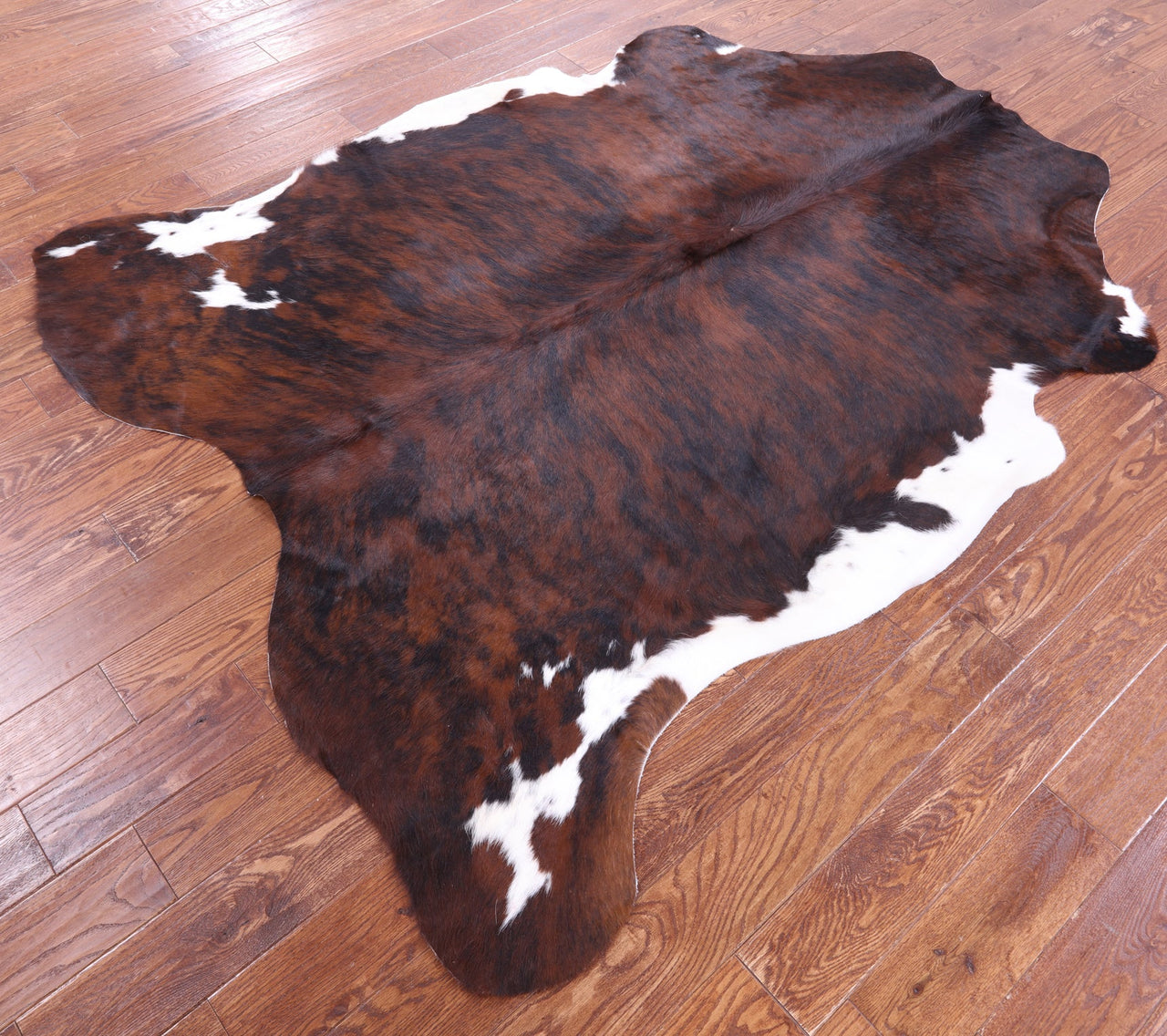 Brindle Natural Cowhide Rug - XLarge 7'1"H x 5'10"W