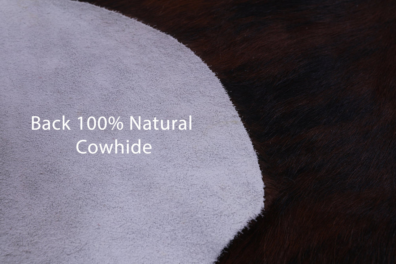 Brindle Natural Cowhide Rug - XLarge 7'1"H x 5'10"W