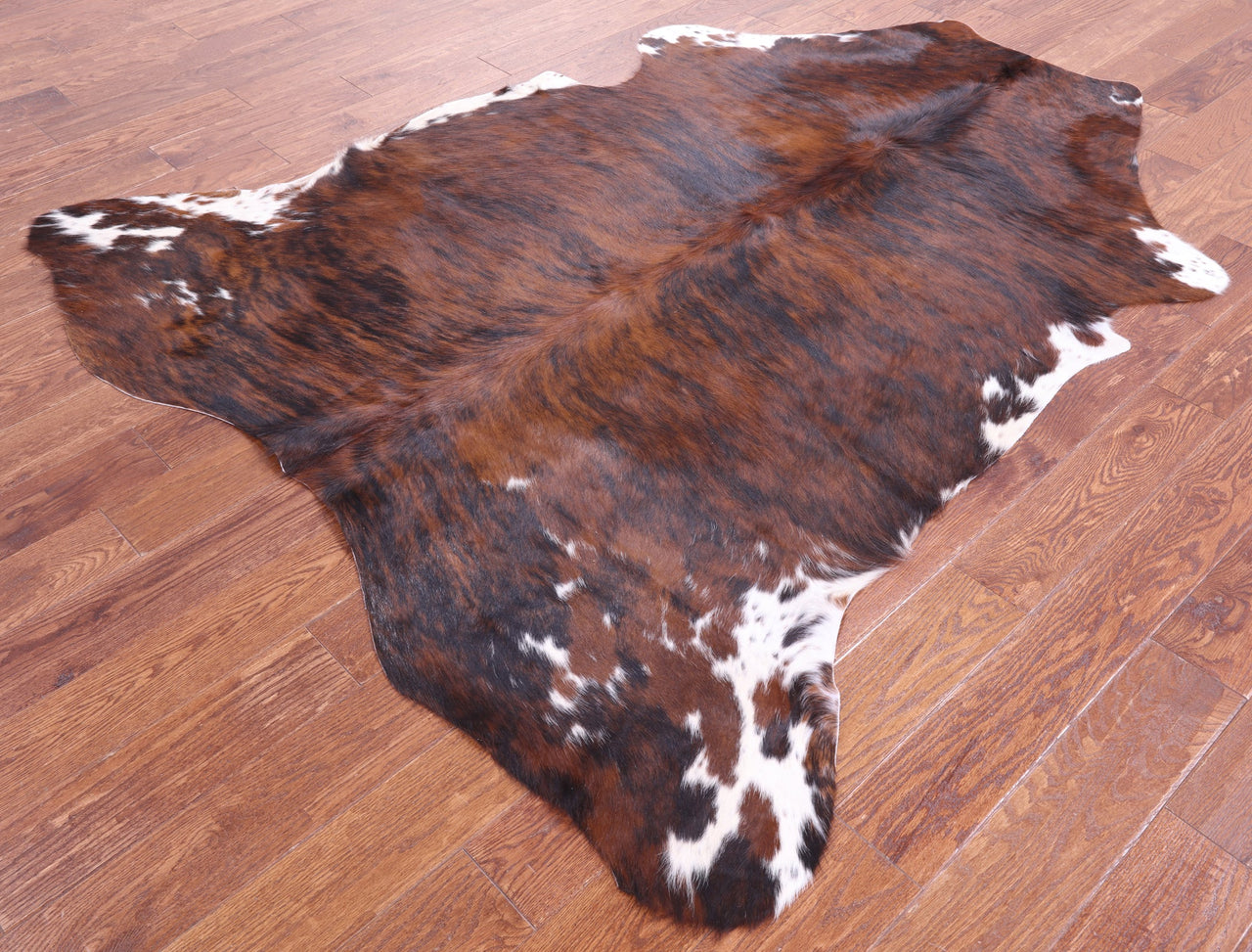 Brindle Natural Cowhide Rug - XLarge 7'0"H x 6'2"W