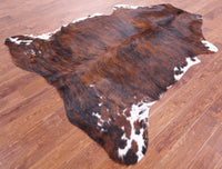 Thumbnail for Brindle Natural Cowhide Rug - XLarge 7'0