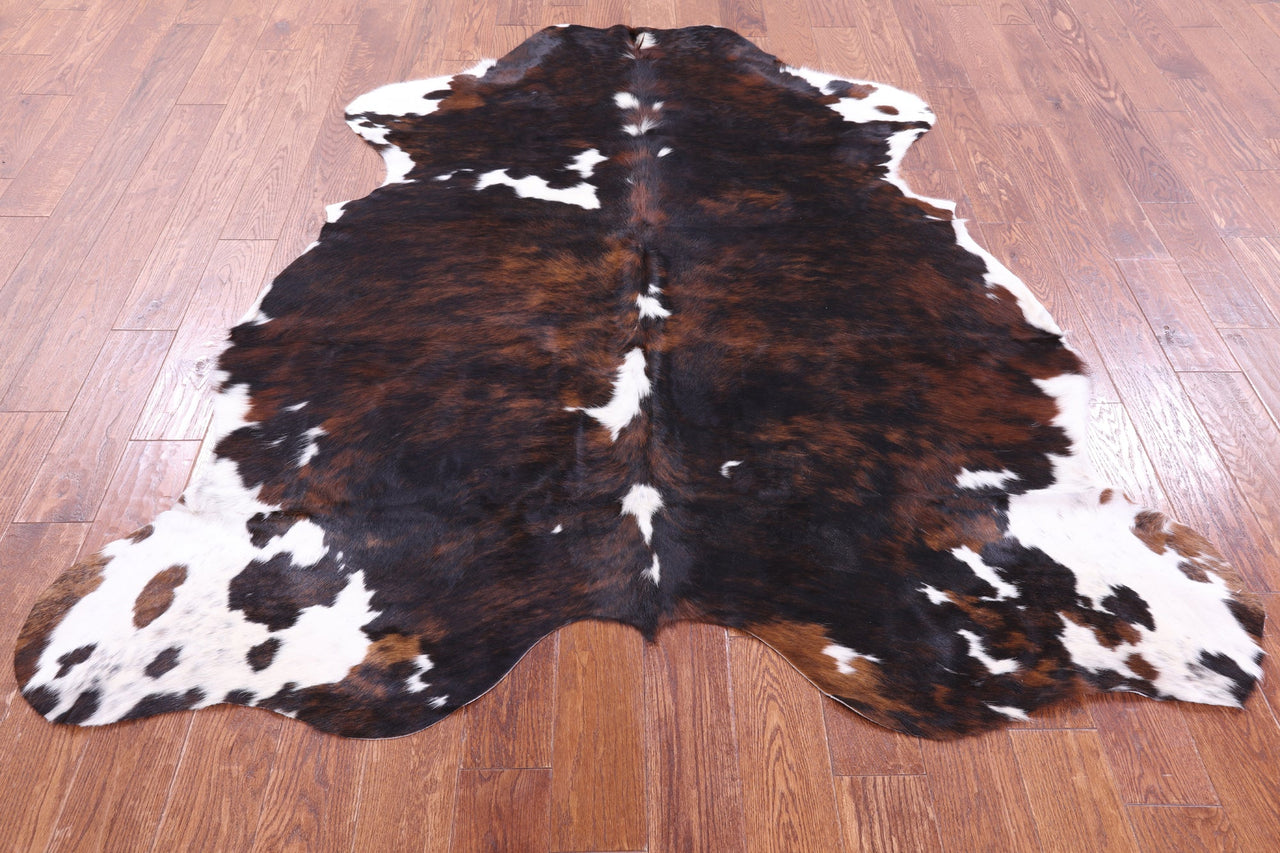 Brindle Natural Cowhide Rug - Large 6'11"H x 6'2"W