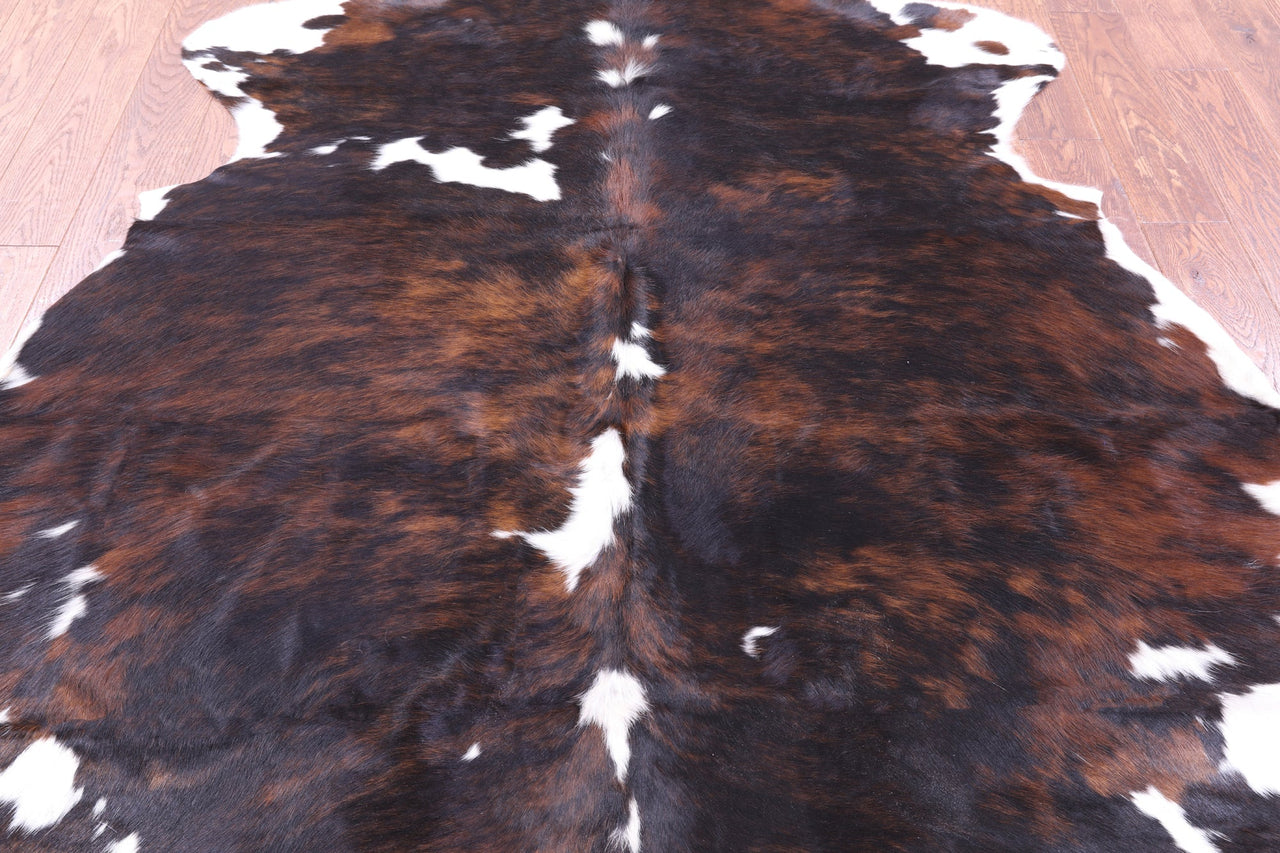 Brindle Natural Cowhide Rug - Large 6'11"H x 6'2"W