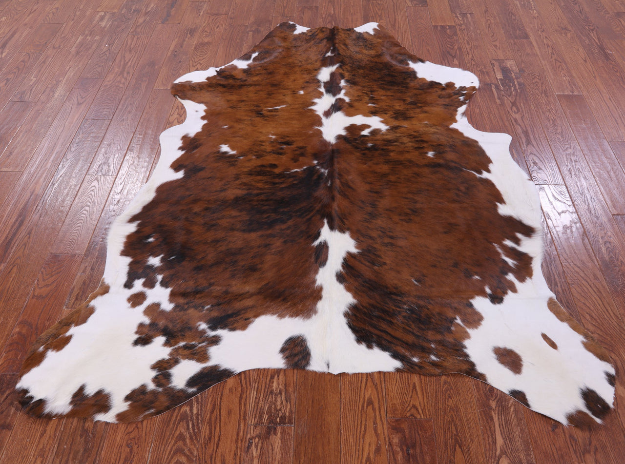 Brindle Natural Cowhide Rug - Large 6'11"H x 5'9"W