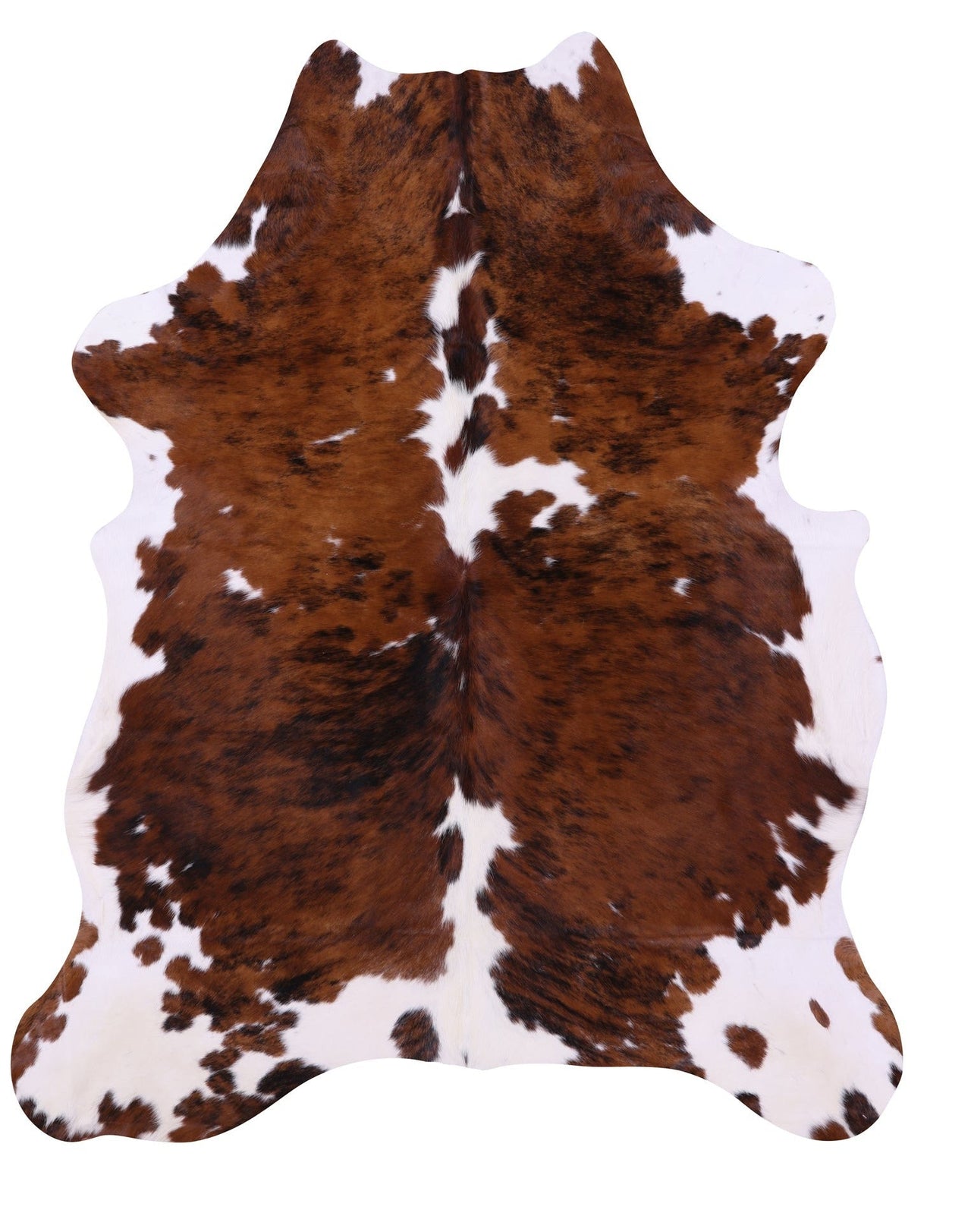 Brindle Natural Cowhide Rug - Large 6'11"H x 5'9"W